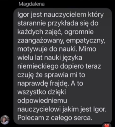 Opinia — Magdalena